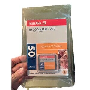 SanDisk Shoot & Store 32MB Compact Flash 50 Pictures Digital Cameras
